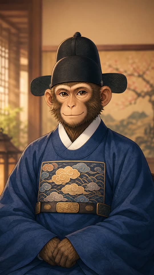 원숭이띠 그림