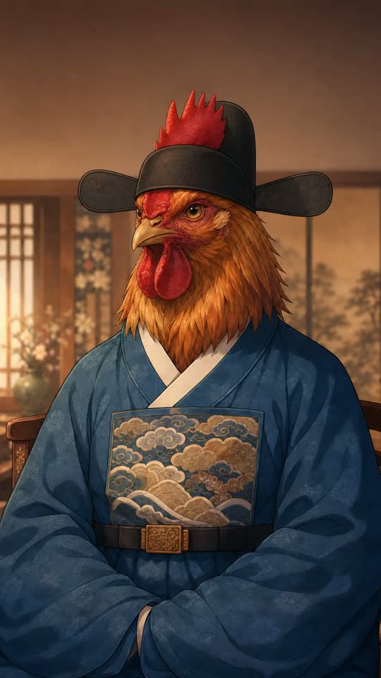 닭띠 그림